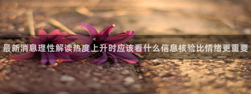 91吃瓜最新网址:最新消息理性解读热度上升时应该看什么信息核验比情绪更重要